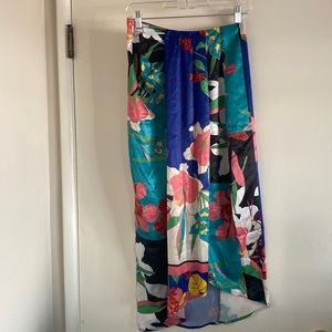 Zara multicolored midi skirt